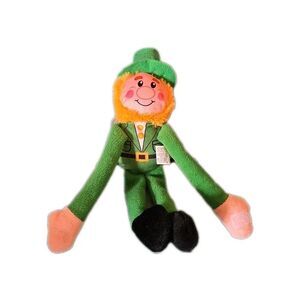 NEW ST PATRICK'S DAY IRISH LEPRECHAUN FABRIC DECORATION OR TREE ORNAMENT